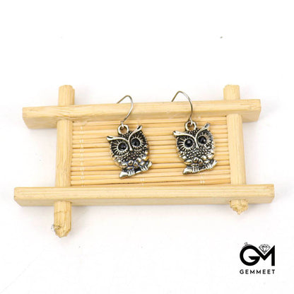 Vintage Owl Stud Earrings