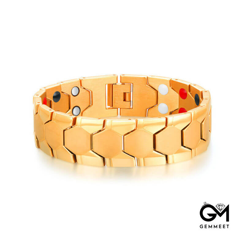 Three Color Men's Fashion Overbearing Bracelet