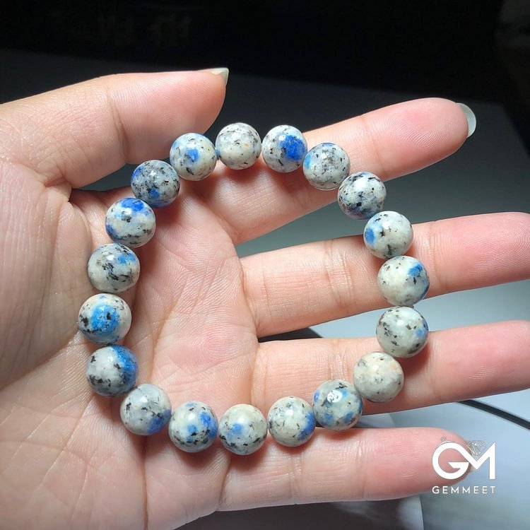 Natural Azurite 11mm Beads Energy Stone Bracelet