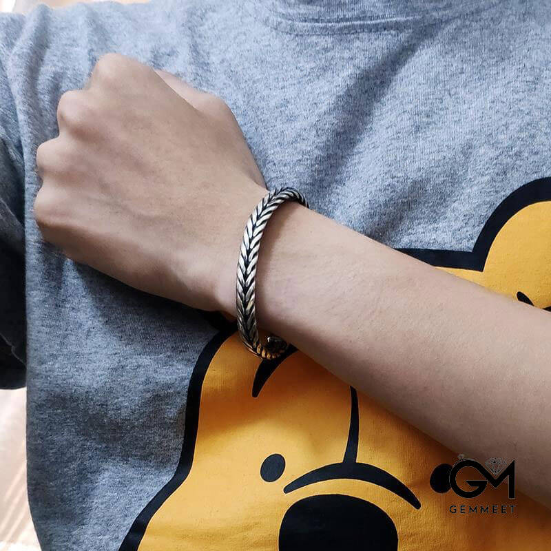 Men's Base Retro Weave Bracelet