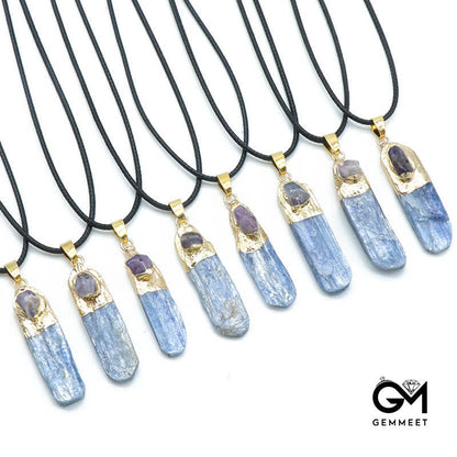 Stone Irregular Long Pendant Necklace