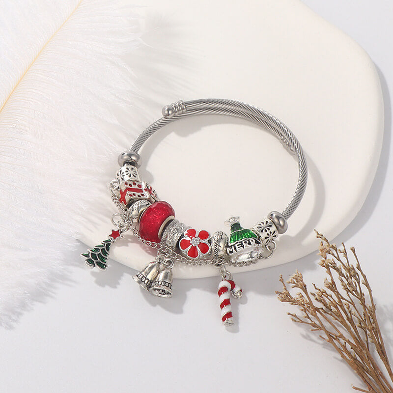 Christmas New Fashion Pendant Bracelet DIY Personalized Beaded Bracelet