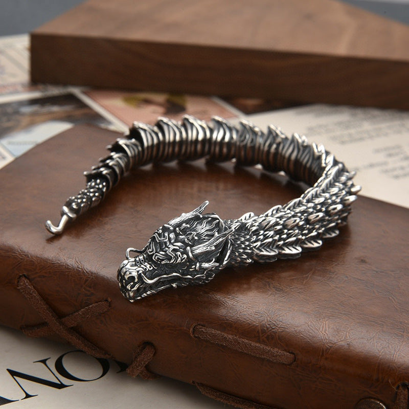 Retro Hip Hop Dragon Bracelet