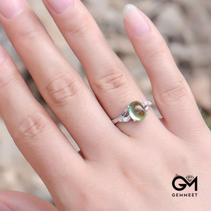 "Ring of Compassion" - Crystal Clear Peridot Ring