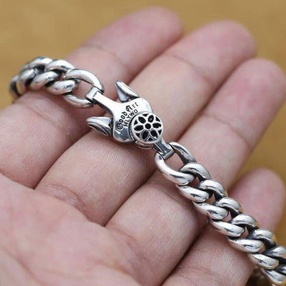 Men's S925 Sakura Totem Rope Bracelet