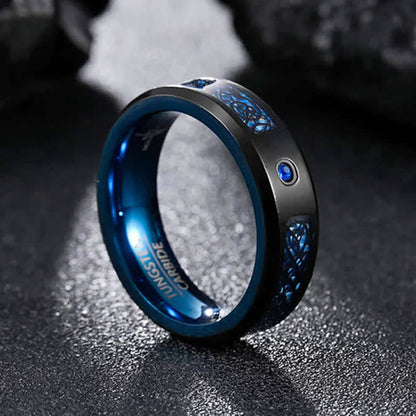 Viking Style Alloy Ring