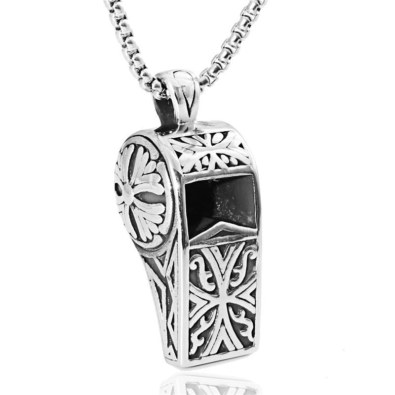 Hip Hop Retro Whistle Punk Domineering Pendant