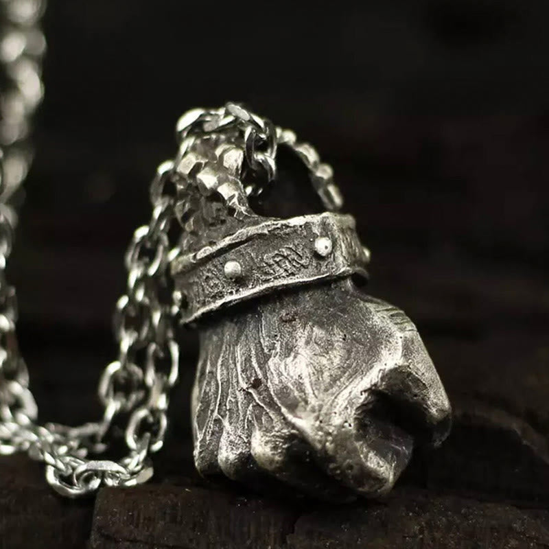 Fist Power Gothic Necklace