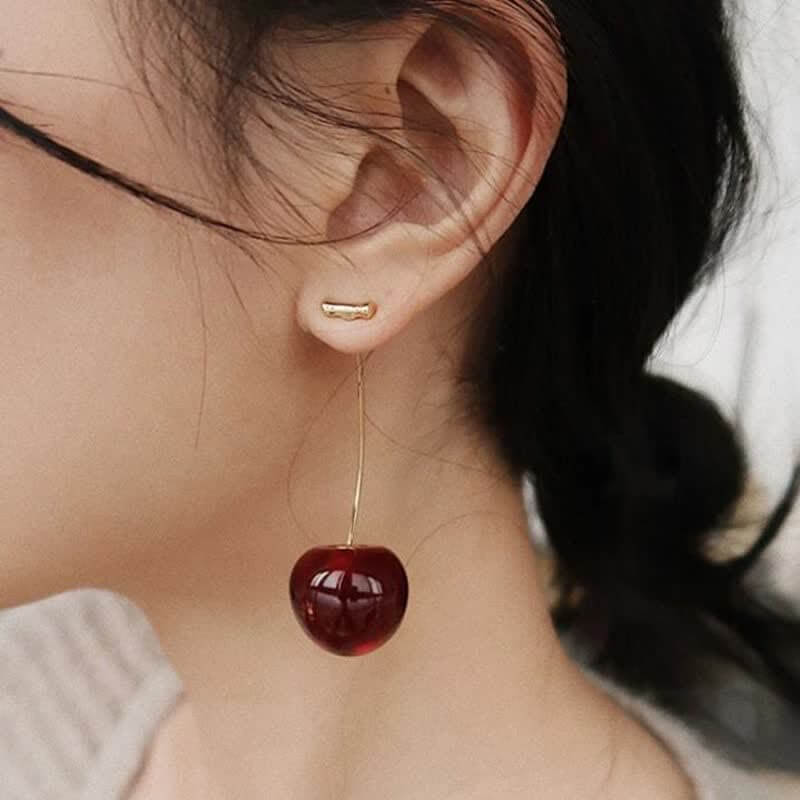 Women's Luscious Cutie Cherry Earrings