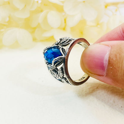 Vintage Luxury Sapphire Ring