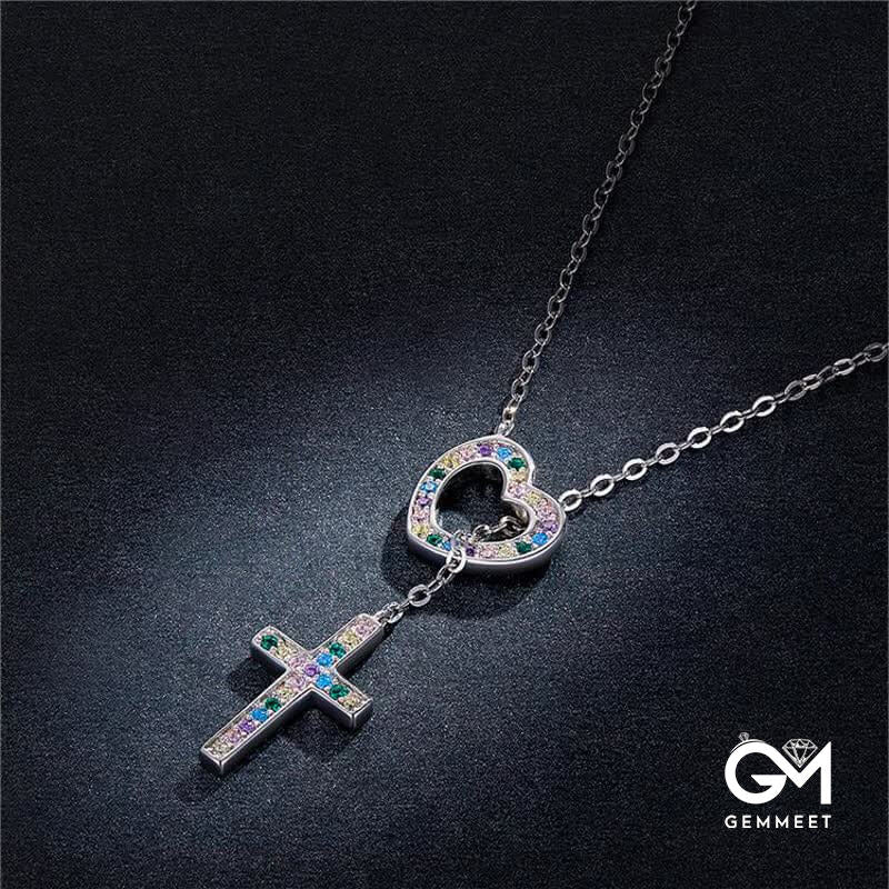 Women's Love & Cross Necklace