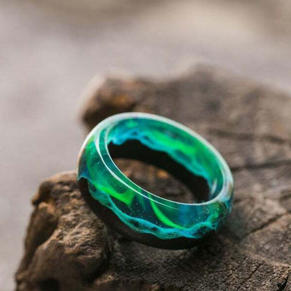 Wood Resin Glow Ring