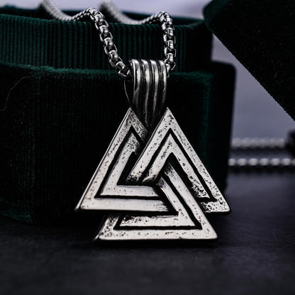 Stainless Steel Triangle Pendant