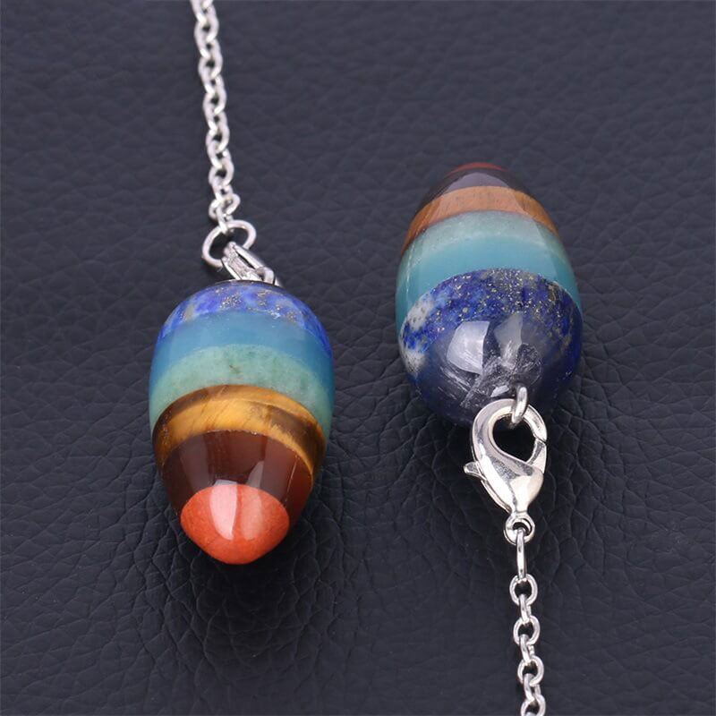 Fashion Small Gyro Oval Egg Spirit Pendant