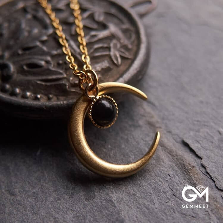 Witch Moon Black Onyx Necklace