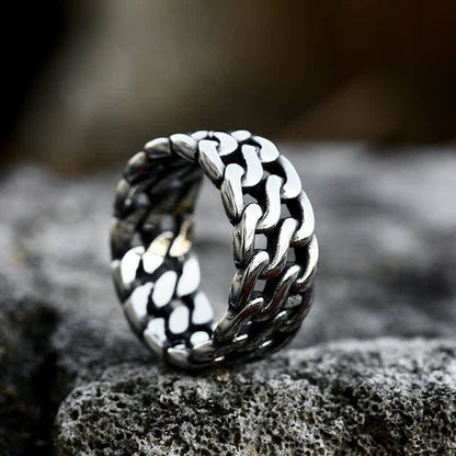 Men's Punk Rock Chain Ring