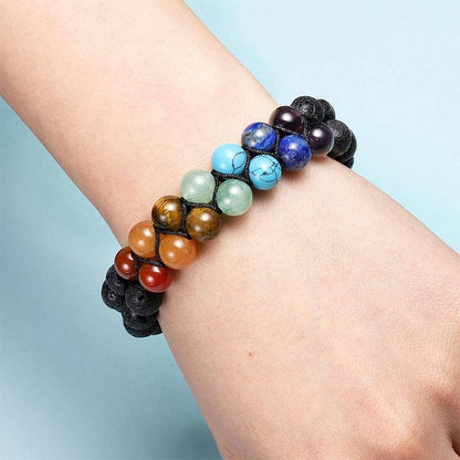 Colorful Orgone Chakra Healing Bracelet