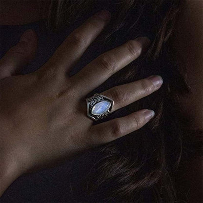 Boho Style - Moonstone Healing Protaction Ring