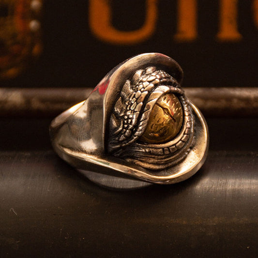 Eye of Dragon Signet Ring