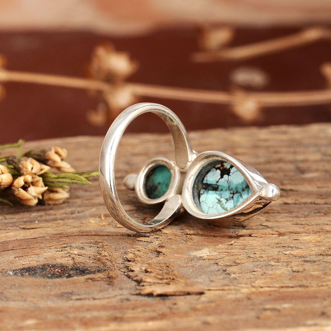 Preorder: Vintage Authentic Turquoise Boho Ring