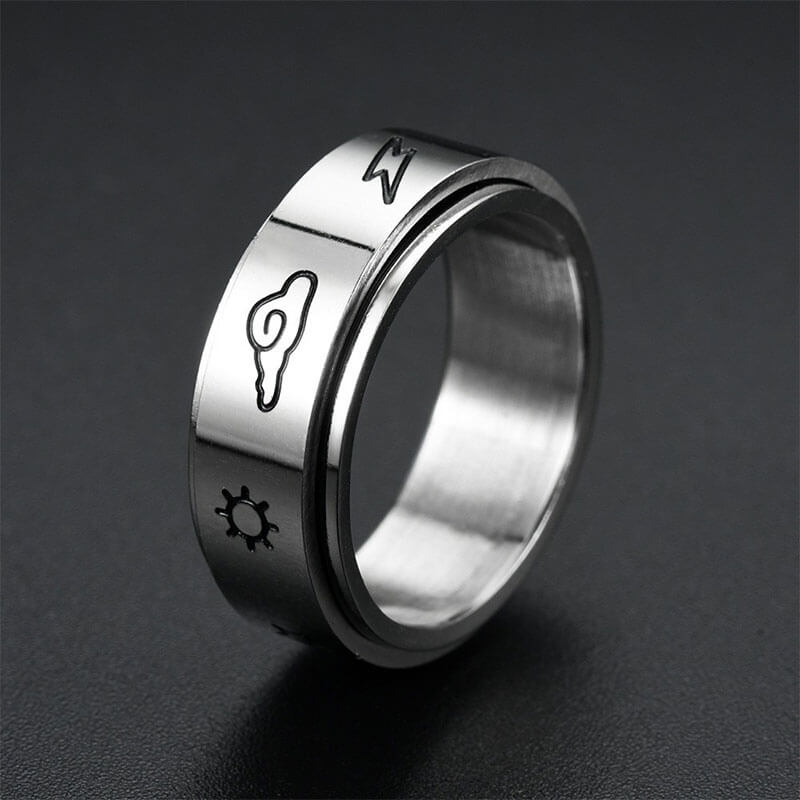 Cute Parttern Rotatable Ring