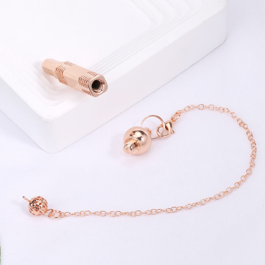 Hexagon Copper Square Screw Twist Pendant