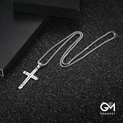 "I CAN DO ALL THINGS" Men's Strength Cross Necklace