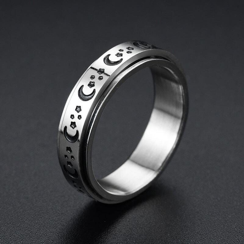 Cute Parttern Rotatable Ring