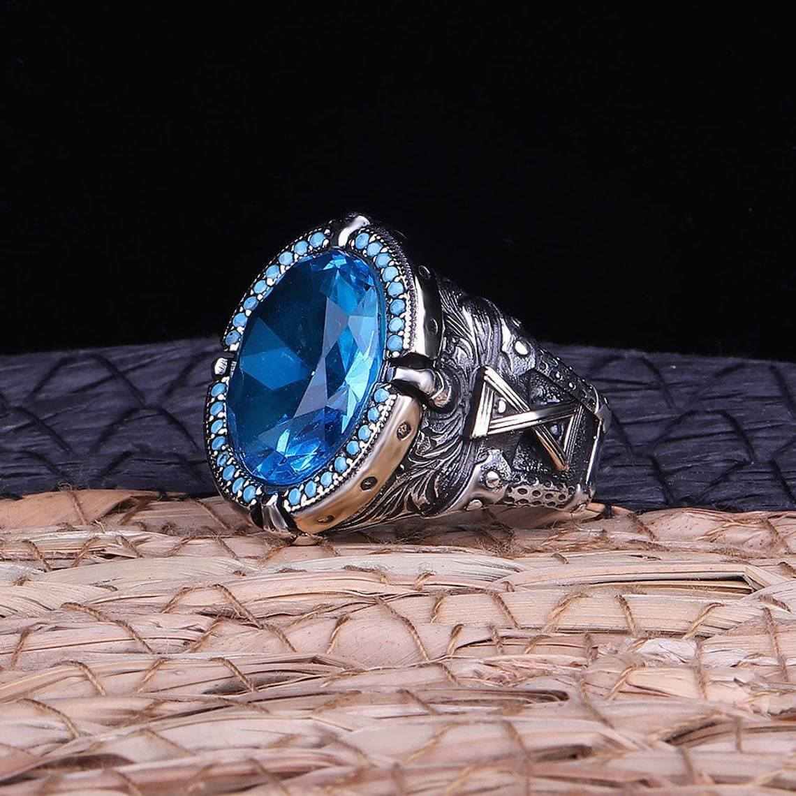 Men's Sapphire Ring