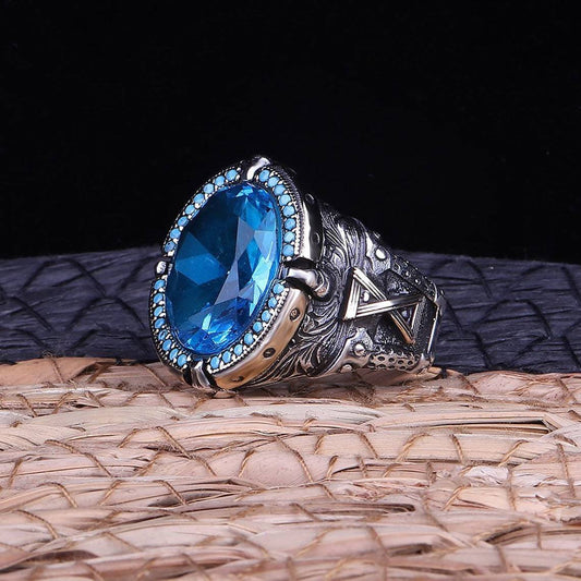 Men's Sapphire Ring