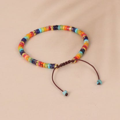 Rainbow Bracelet Woven Men and Women Friendship Bracelet