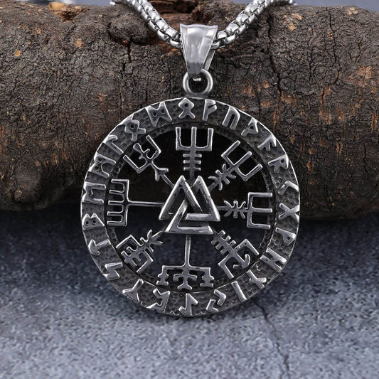 Viking Myth Kink Pendant Titanium Steel Necklace