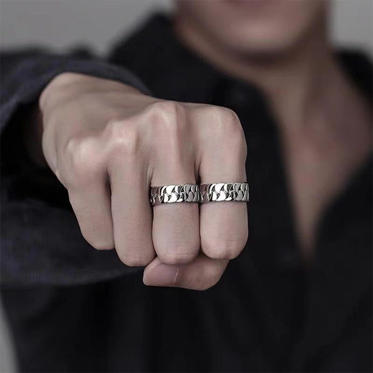 Cold Style Chain Men's Single Ring