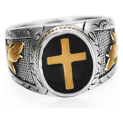 Cross Symbol Vintage Ring