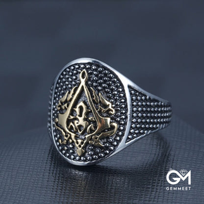 Assassin Electric Gold Men's Ring