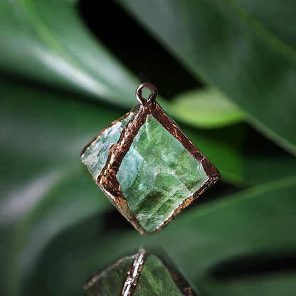 Moldavite Natural Crystal Pendant