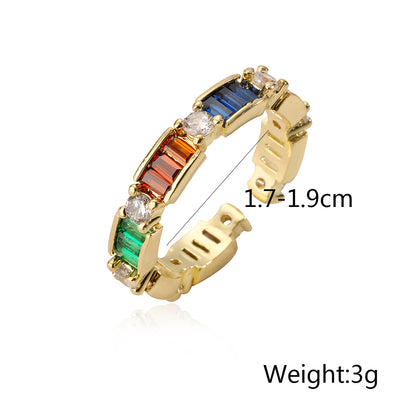 Bohemia Full Stones Band Ring