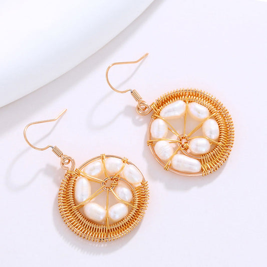 Bohemian Ethnic Style Hand-woven Earrings