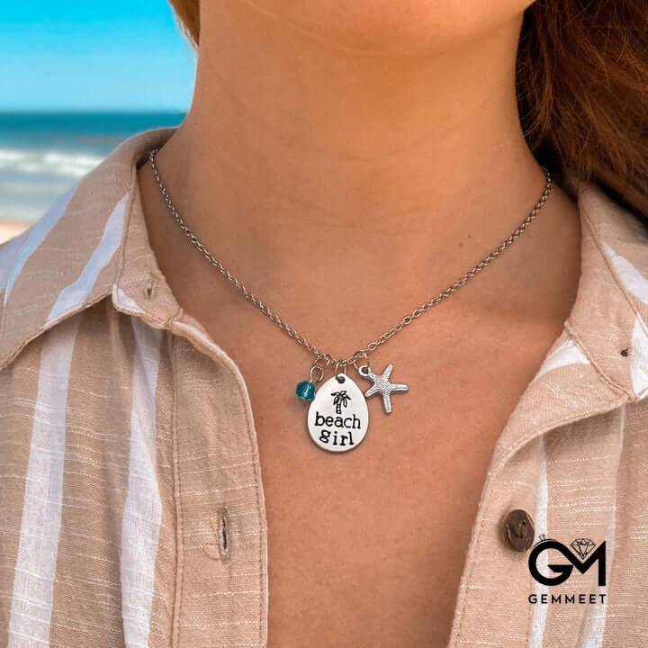 "Seaside Bliss" Beach Girl Necklace