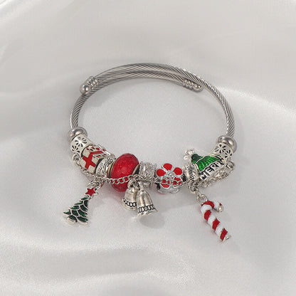 Christmas New Fashion Pendant Bracelet DIY Personalized Beaded Bracelet