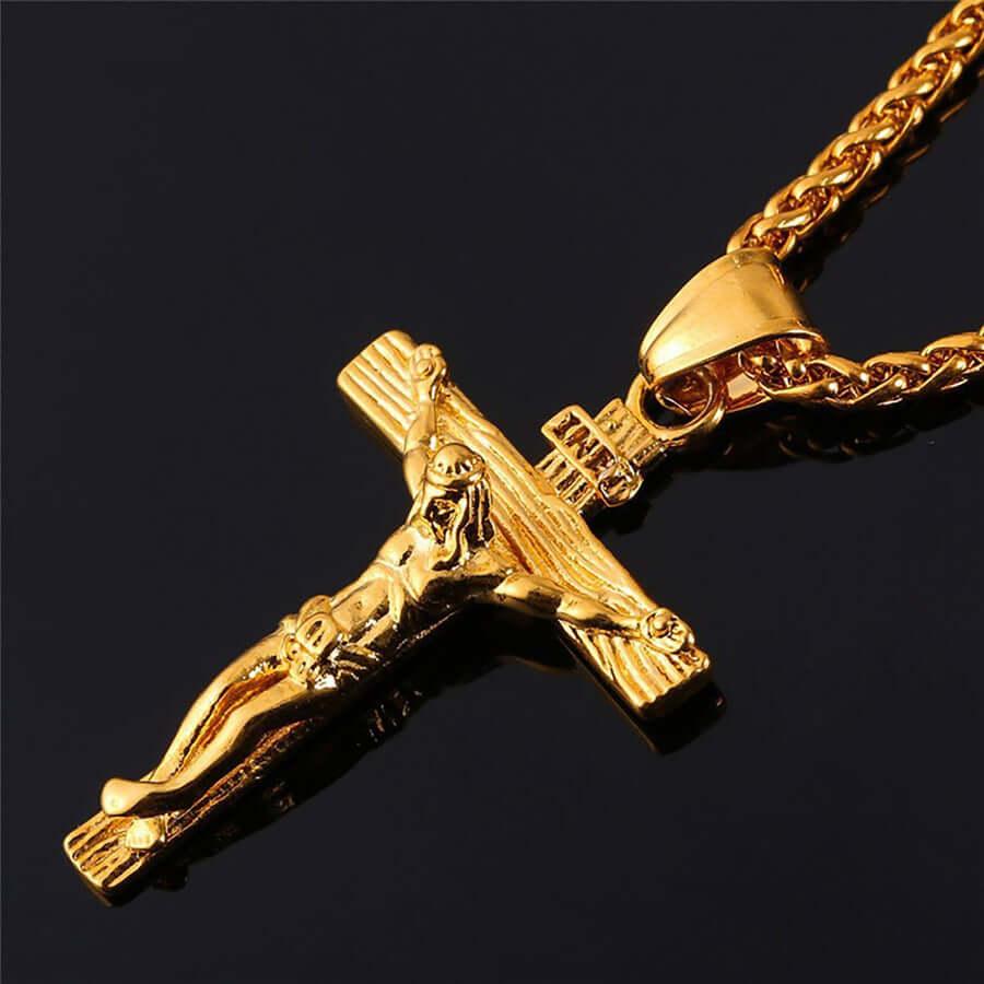 "Life Of Christ" Jesus Cross Necklace