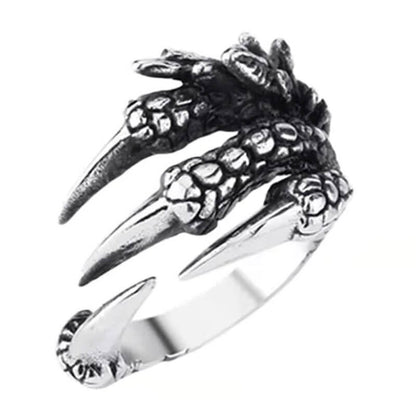 "Spirit Of The Eagle" Creative Men's Eagle Claw Adjustable Ring