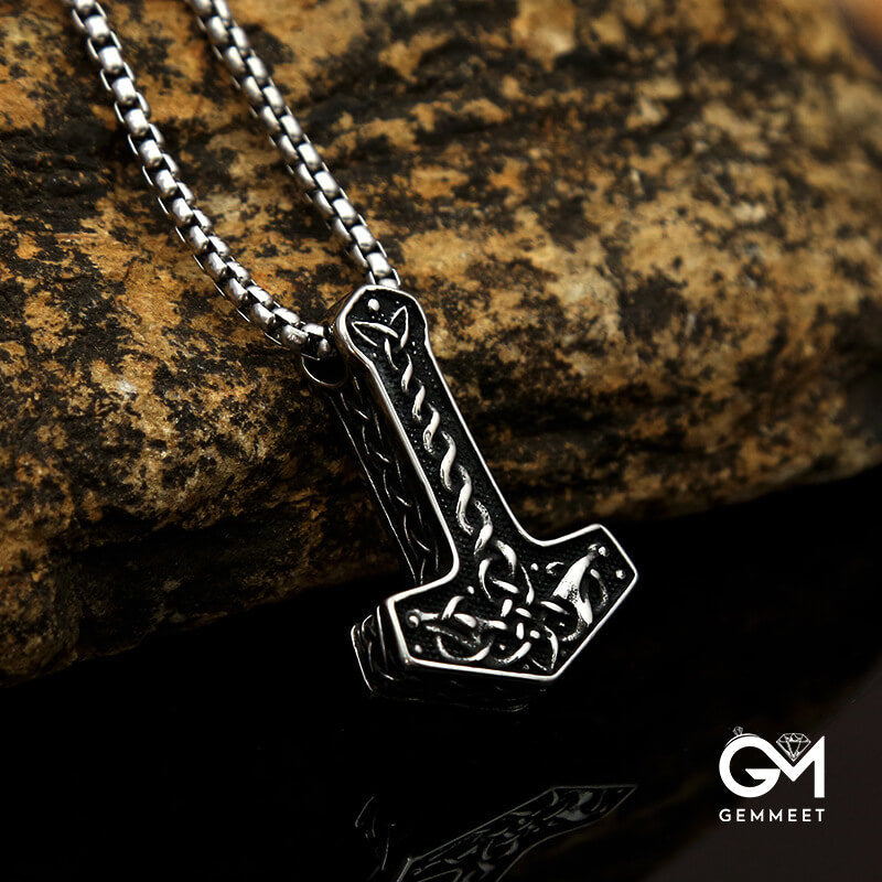 Viking Seafarers Anchor Pendant Necklace