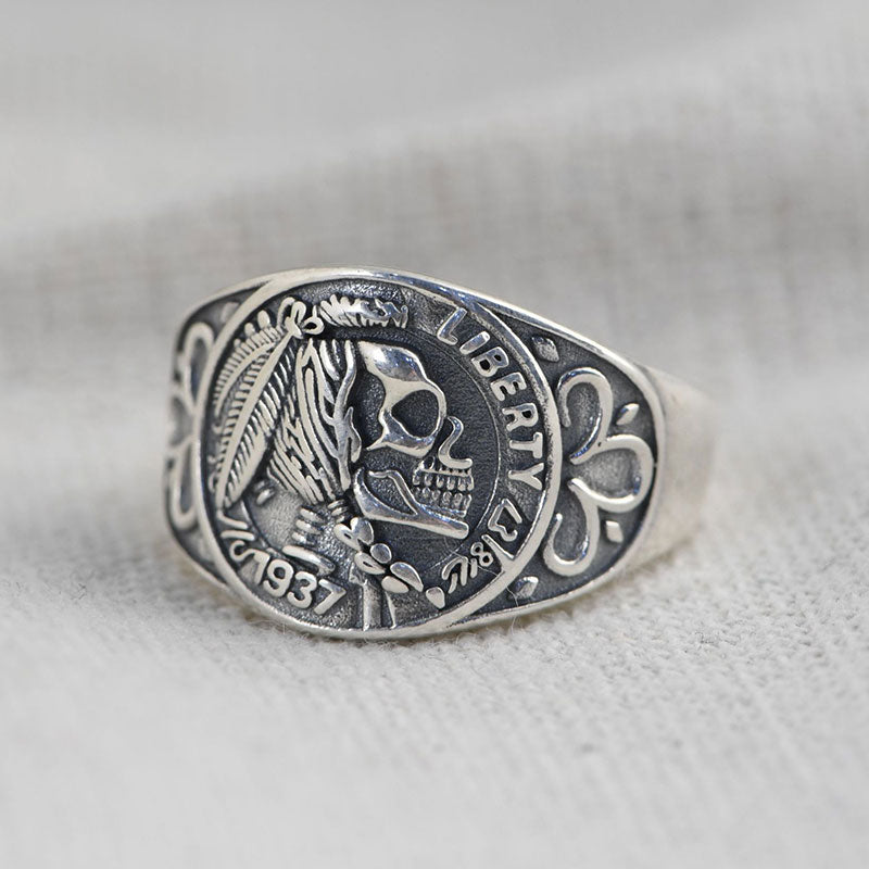 Vintage Indian Skull Ring