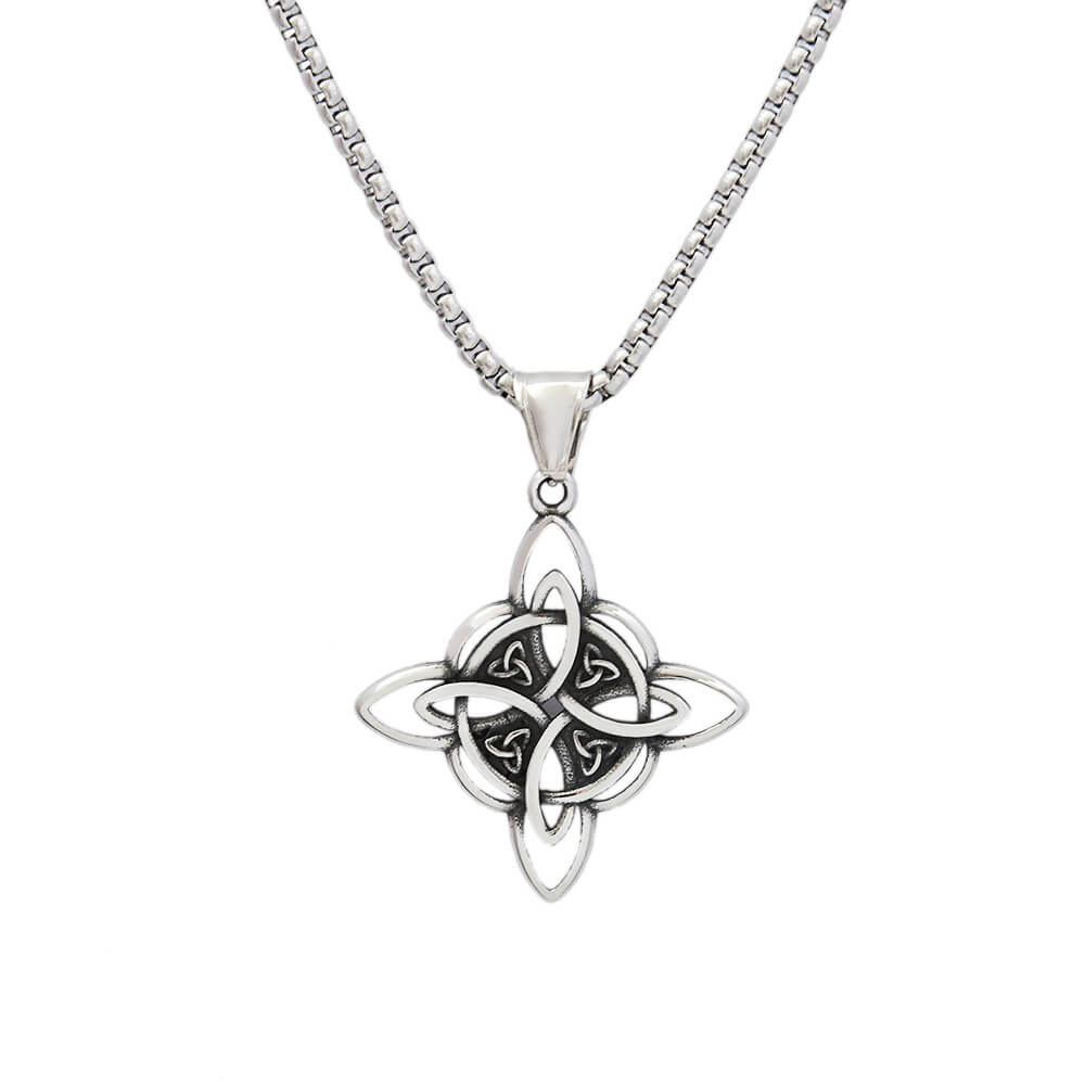 Viking Celtic Knot Pendant Titanium Steel Necklace