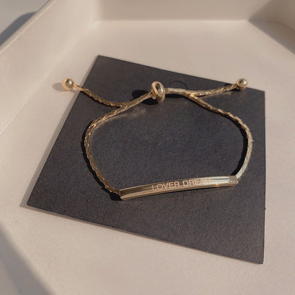 The Niche Design Bracelet Is Simple and Adjustable