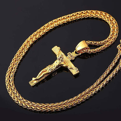 "Life Of Christ" Jesus Cross Necklace