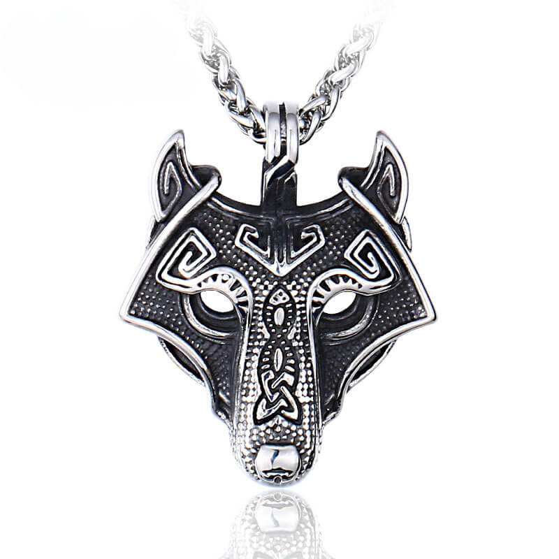 Titanium Steel Animal Fox Necklace Pendant