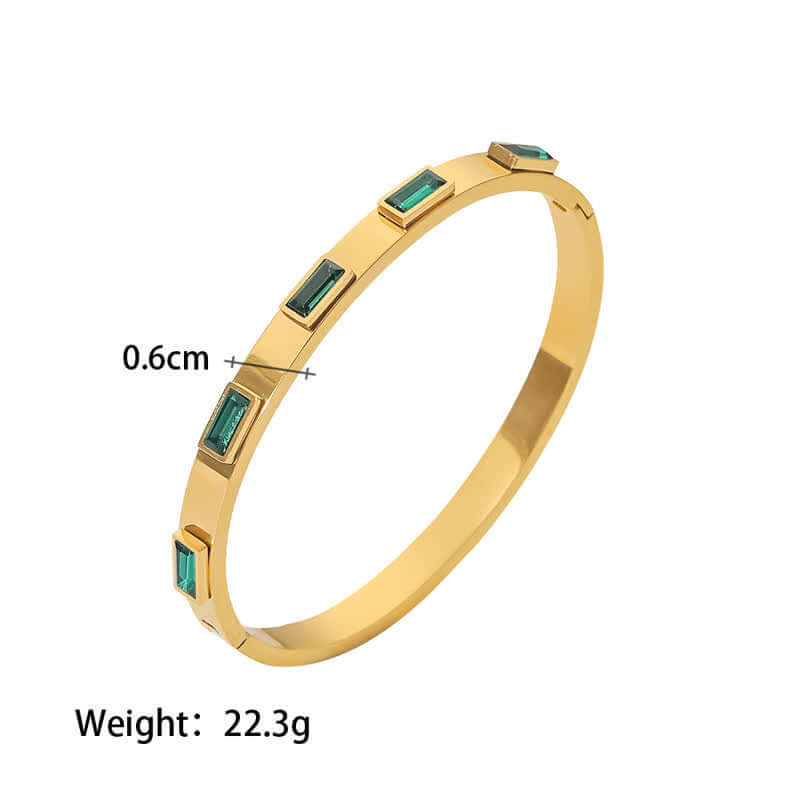 Women's Trending Gold Baguette Bracelet