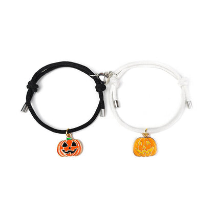 Halloween New Love Magnets Attract Couple Bracelets A Pair of Bracelets